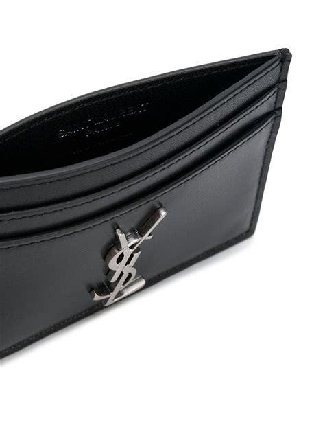 ysl monogram in pelle stampa cocco|Portacarte Saint Laurent in pelle stampa cocco .